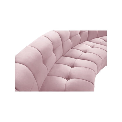 Limitless Pink Velvet 14pc. Modular Sectional