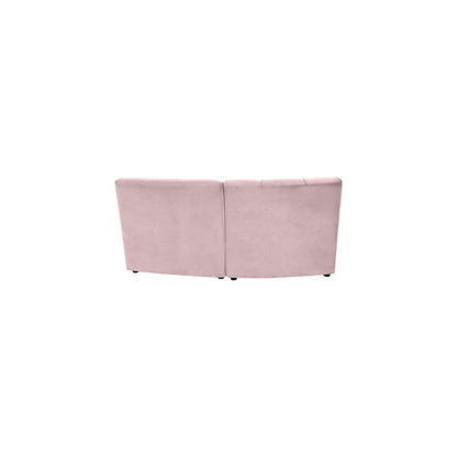Limitless Pink Velvet 2pc. Modular Sectional