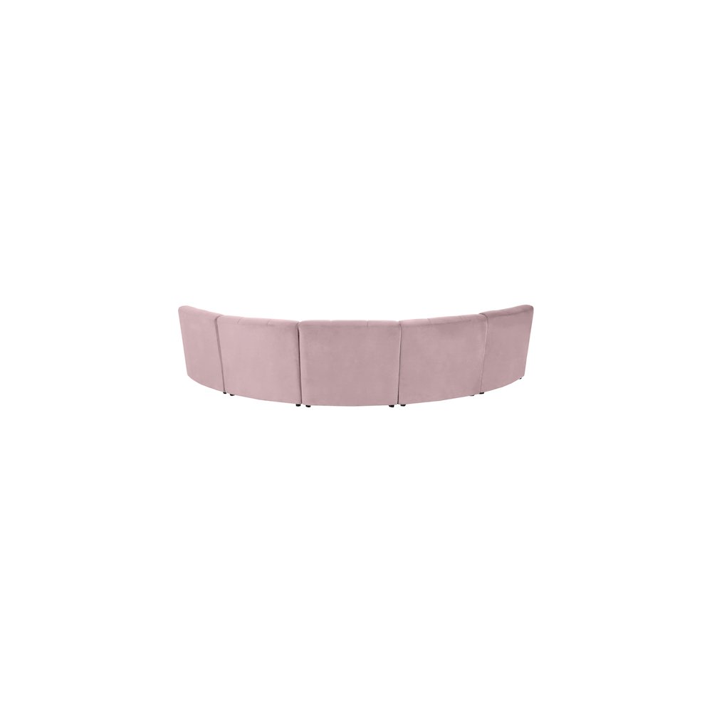 Limitless Pink Velvet 5pc. Modular Sectional