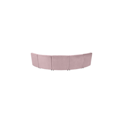 Limitless Pink Velvet 5pc. Modular Sectional