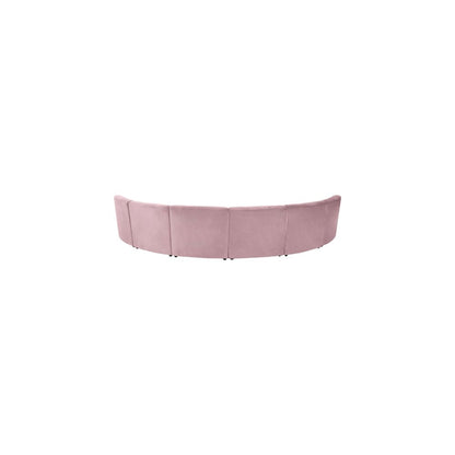 Limitless Pink Velvet 6pc. Modular Sectional