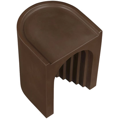 Avenda Brown Concrete Indoor/Outdoor End Table