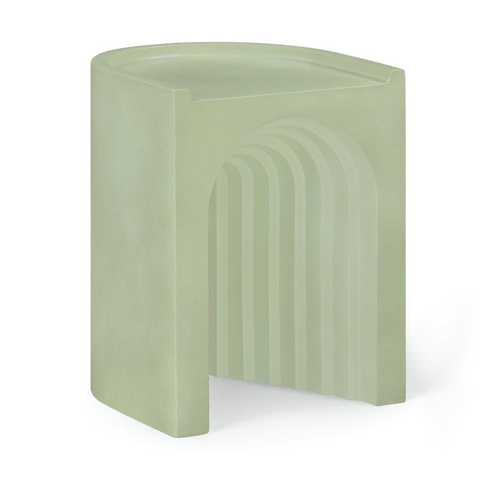 Avenda Green Concrete Indoor/Outdoor End Table