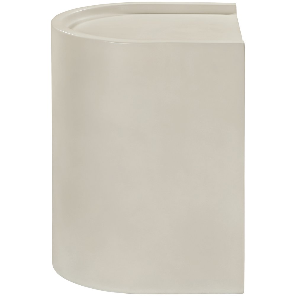 Avenda Taupe Concrete Indoor/Outdoor End Table