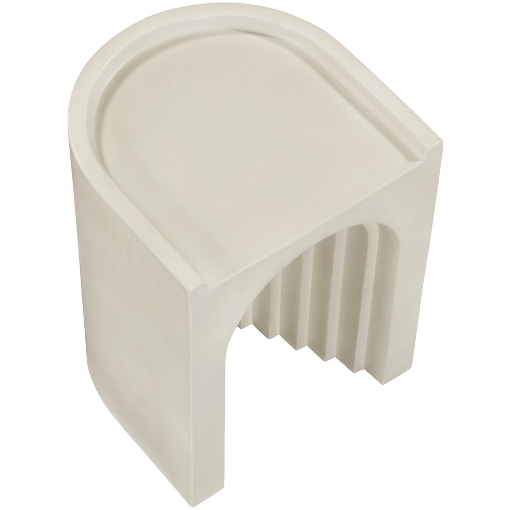Avenda Taupe Concrete Indoor/Outdoor End Table