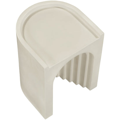 Avenda Taupe Concrete Indoor/Outdoor End Table