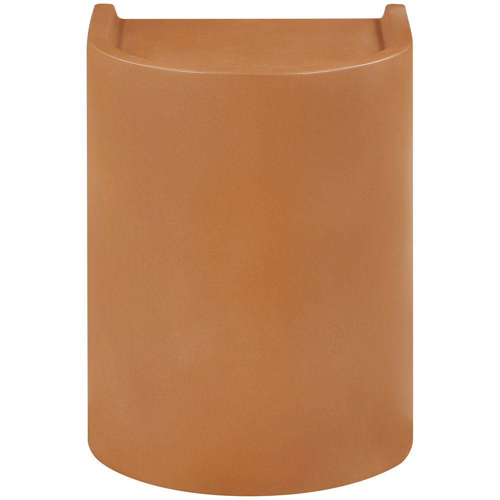Avenda Terracotta Concrete Indoor/Outdoor End Table