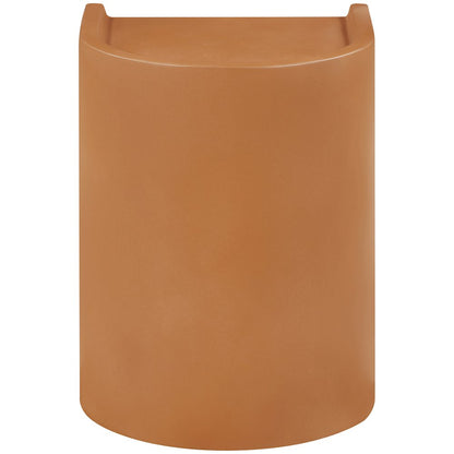 Avenda Terracotta Concrete Indoor/Outdoor End Table