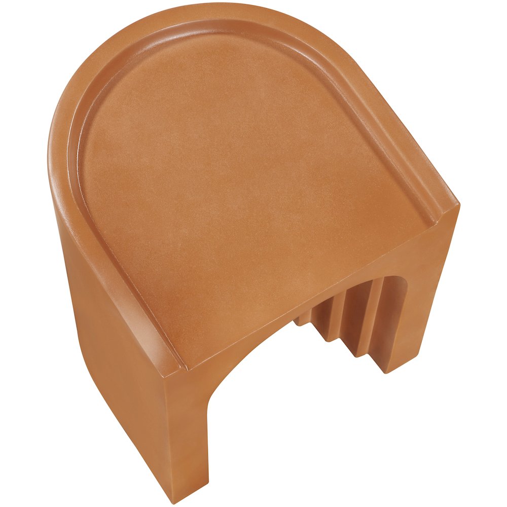 Avenda Terracotta Concrete Indoor/Outdoor End Table
