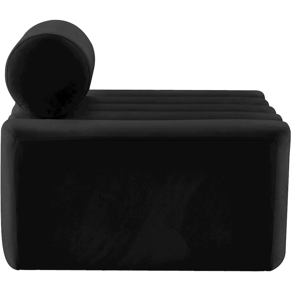 Melody Black Velvet Chair