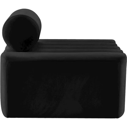 Melody Black Velvet Chair