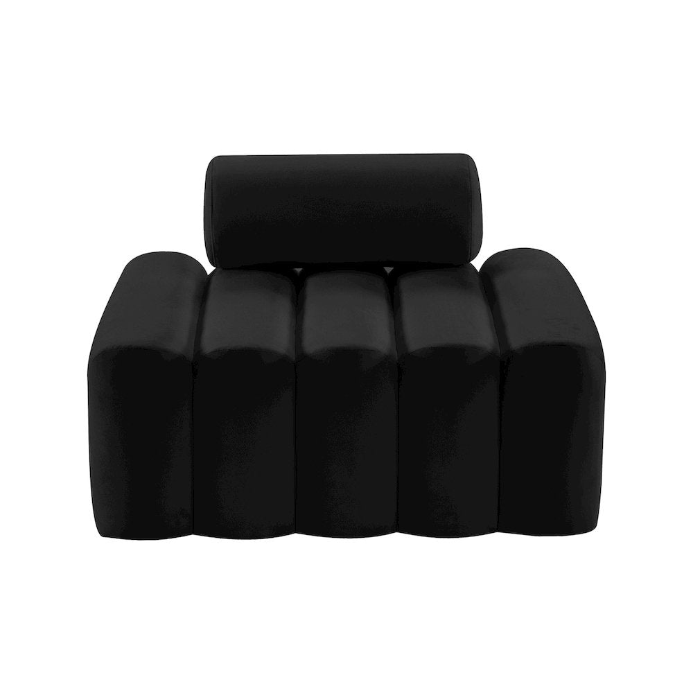 Melody Black Velvet Chair