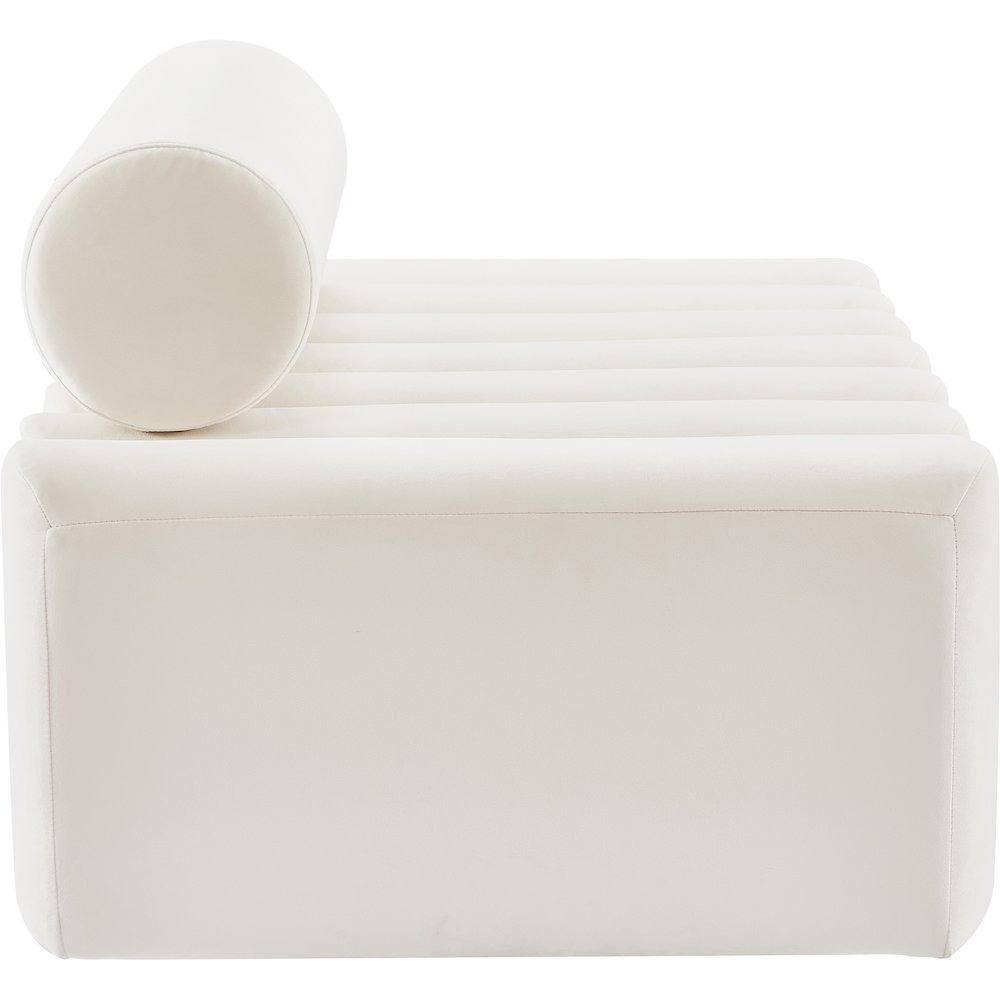 Melody Cream Velvet Loveseat