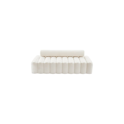 Melody Cream Velvet Sofa