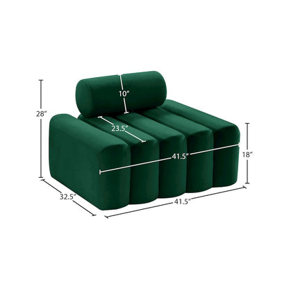 Melody Green Velvet Chair