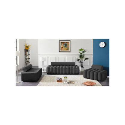 Melody Grey Velvet Chair