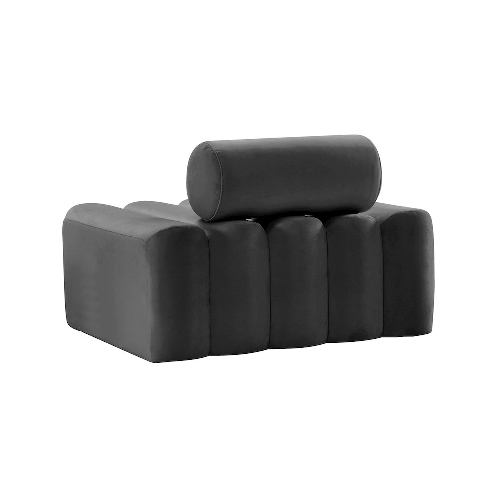 Melody Grey Velvet Chair
