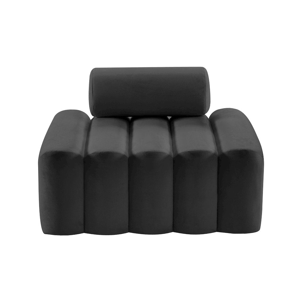 Melody Grey Velvet Chair
