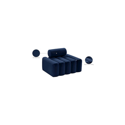 Melody Navy Velvet Chair