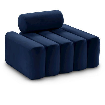 Melody Navy Velvet Chair