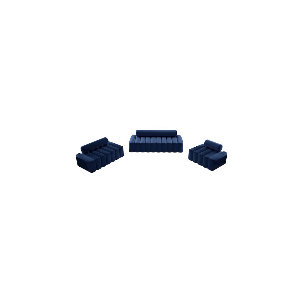 Melody Navy Velvet Chair