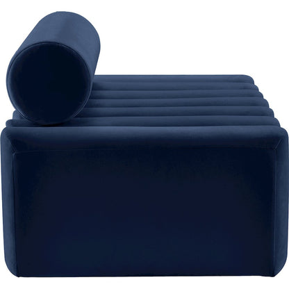 Melody Navy Velvet Loveseat