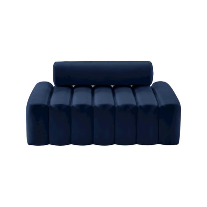 Melody Navy Velvet Loveseat