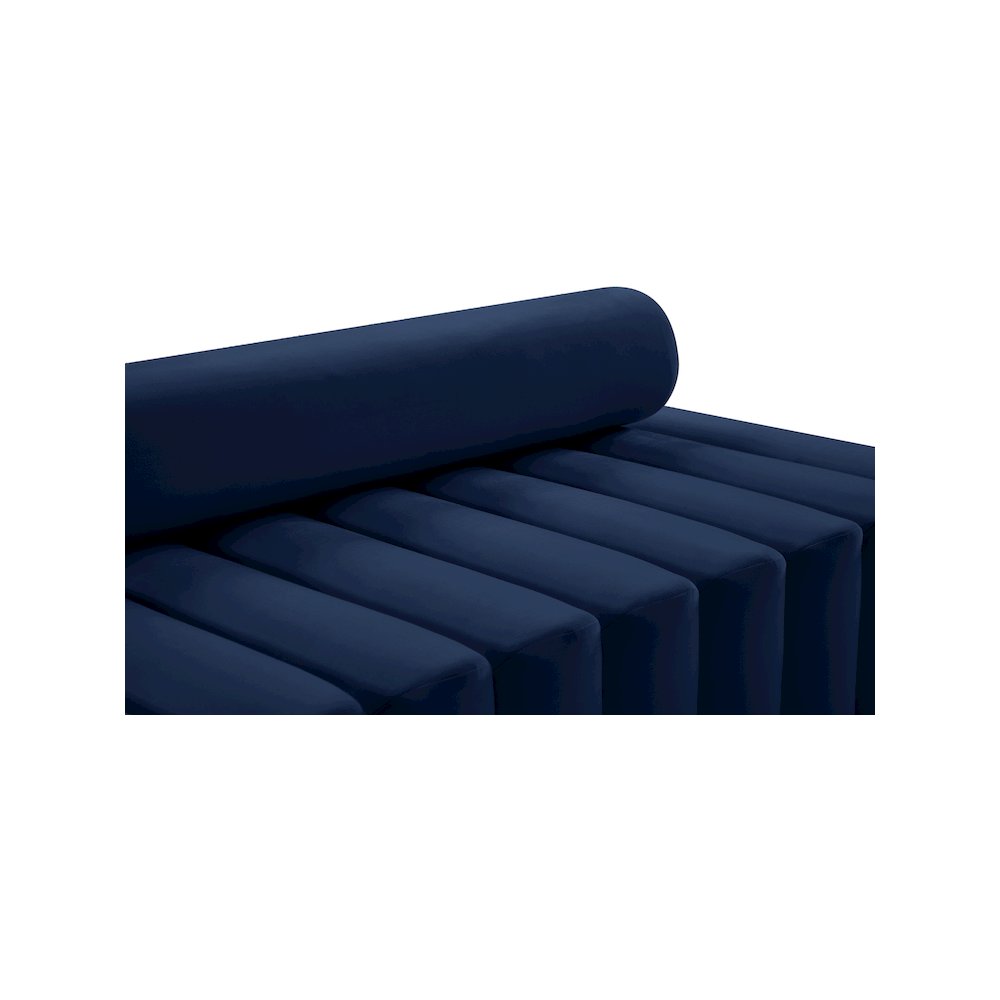 Melody Navy Velvet Loveseat