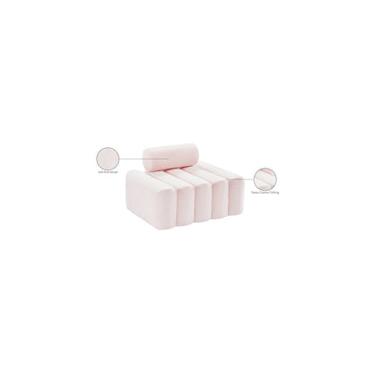 Melody Pink Velvet Chair