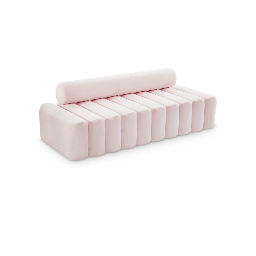 Melody Pink Velvet Sofa