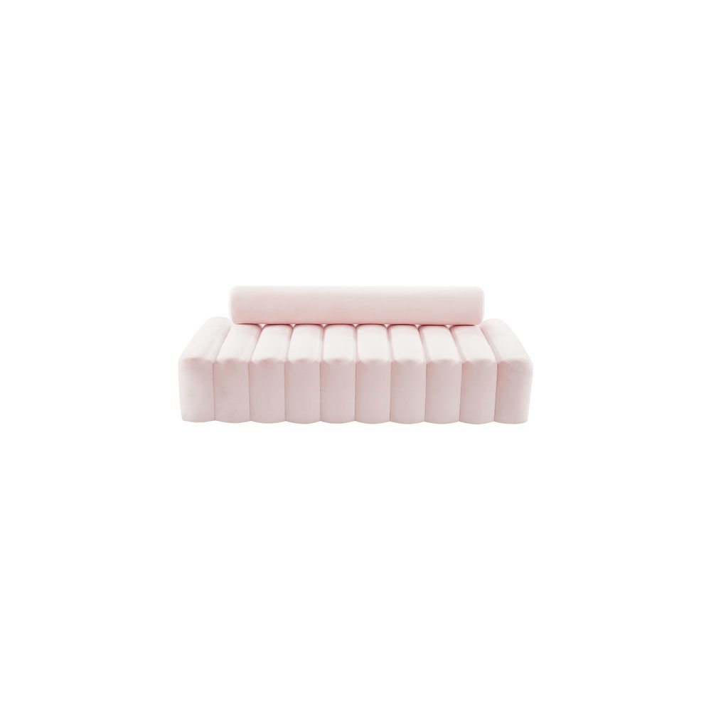 Melody Pink Velvet Sofa