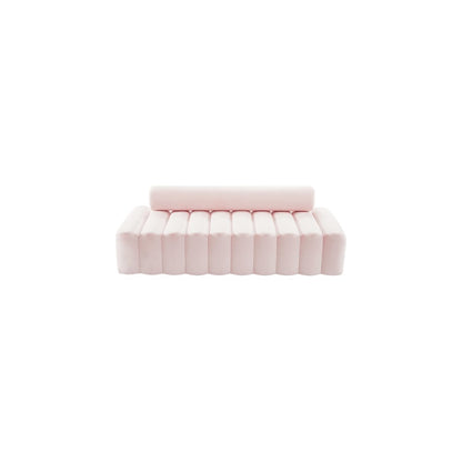 Melody Pink Velvet Sofa