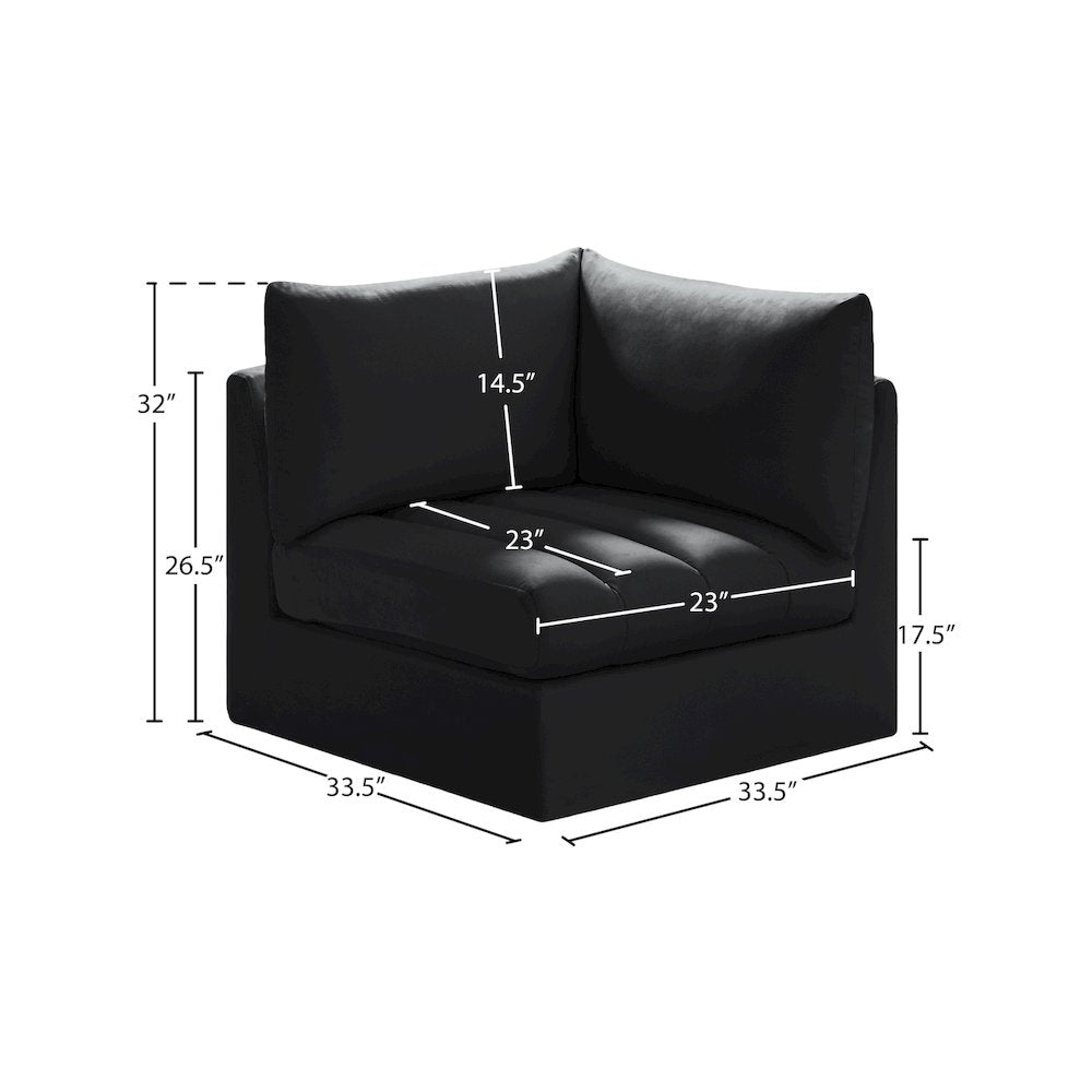 Jacob Black Velvet Corner