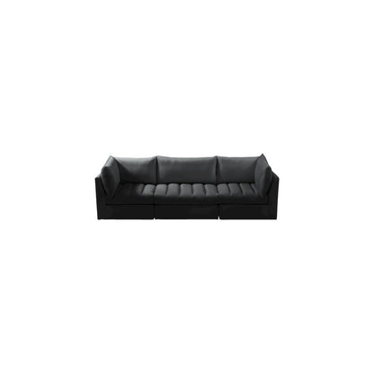 Jacob Black Velvet Modular Sofa