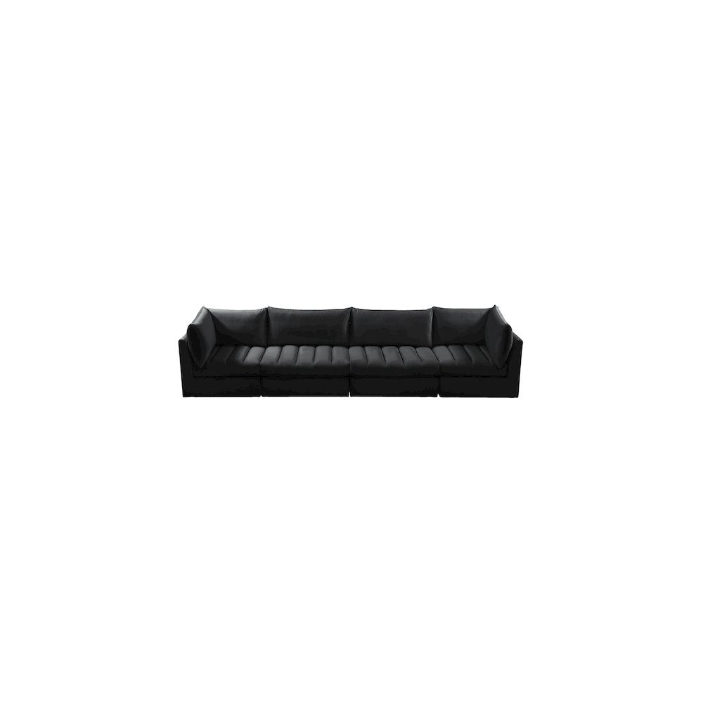 Jacob Black Velvet Modular Sofa