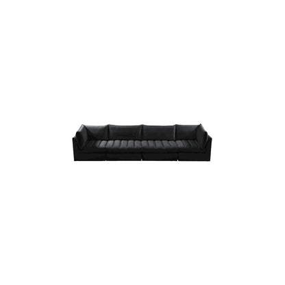 Jacob Black Velvet Modular Sofa