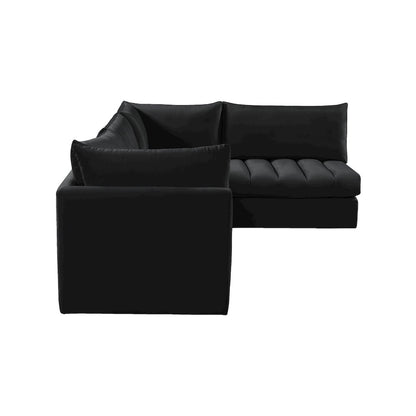 Jacob Black Velvet Modular Sectional