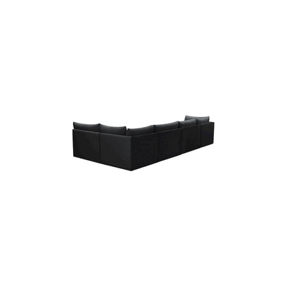 Jacob Black Velvet Modular Sectional