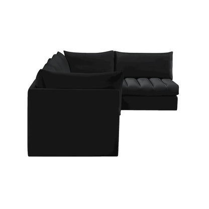Jacob Black Velvet Modular Sectional