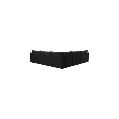 Jacob Black Velvet Modular Sectional
