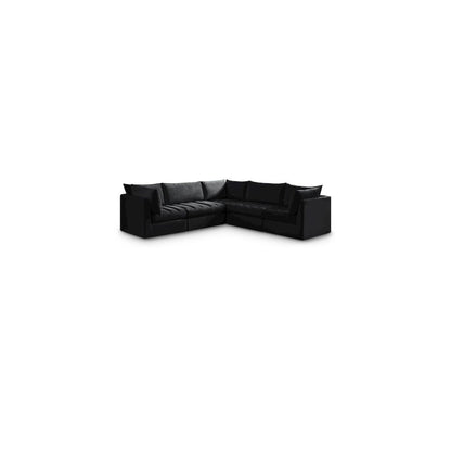 Jacob Black Velvet Modular Sectional