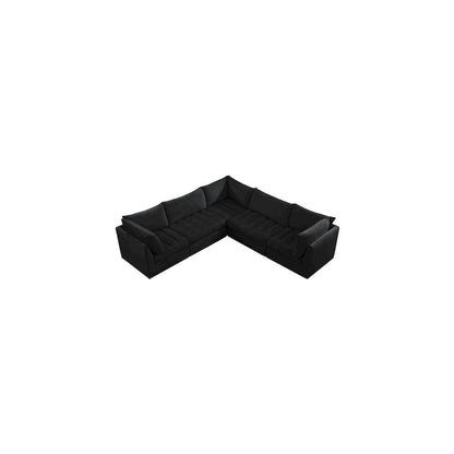 Jacob Black Velvet Modular Sectional
