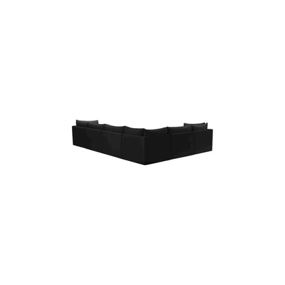 Jacob Black Velvet Modular Sectional