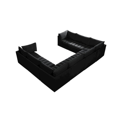 Jacob Black Velvet Modular Sectional
