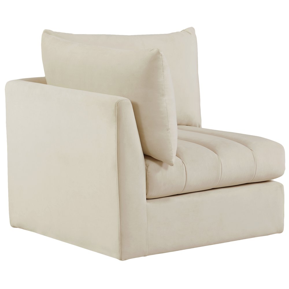 Jacob Cream Velvet Corner