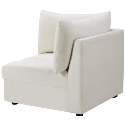 Jacob Cream Velvet Corner