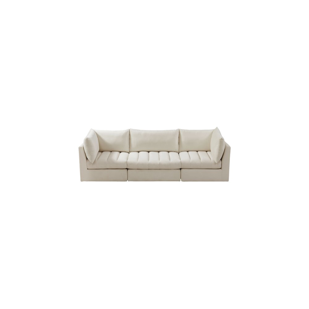 Jacob Cream Velvet Modular Sofa