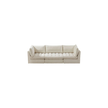 Jacob Cream Velvet Modular Sofa