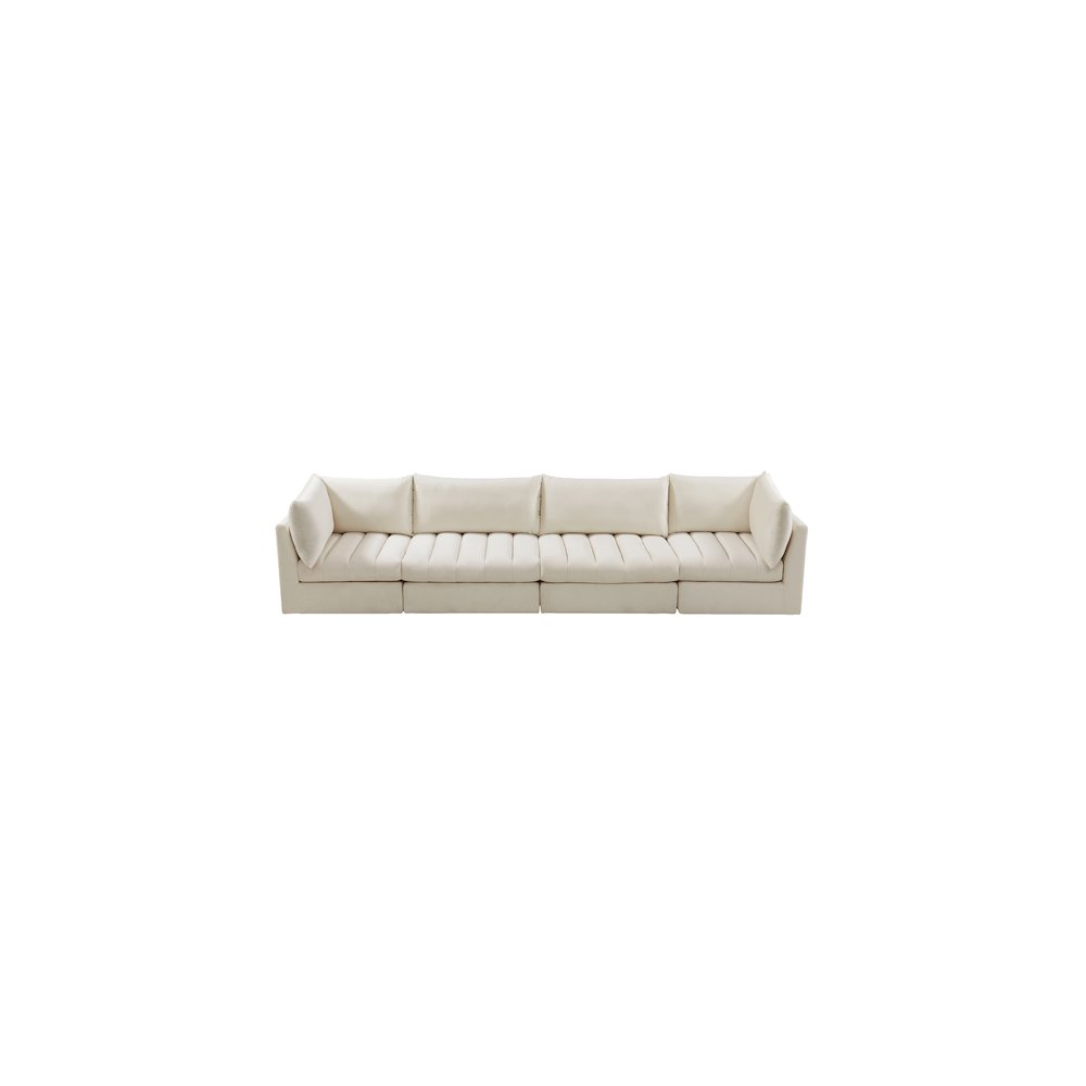 Jacob Cream Velvet Modular Sofa