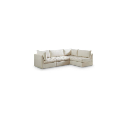 Jacob Cream Velvet Modular Sectional